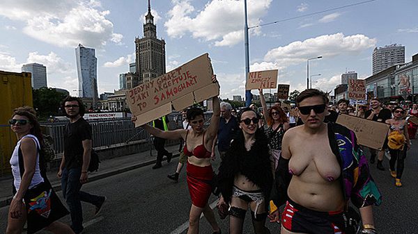 "Marsz Szmat" w Warszawie