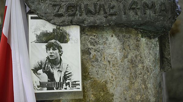 Grób Grzegorza Przemyka na Cmentarzu Powązkowskim w  Warszawie.