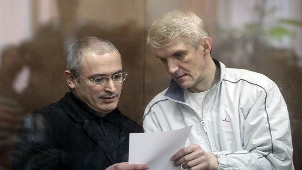 Michaił Chodorkowski i Płaton Lebiediew