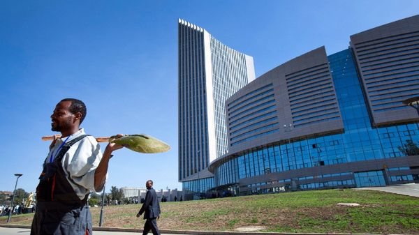 Siedziba Unii Afrykańskiej w Addis Abebi - "prezent" od Chiny