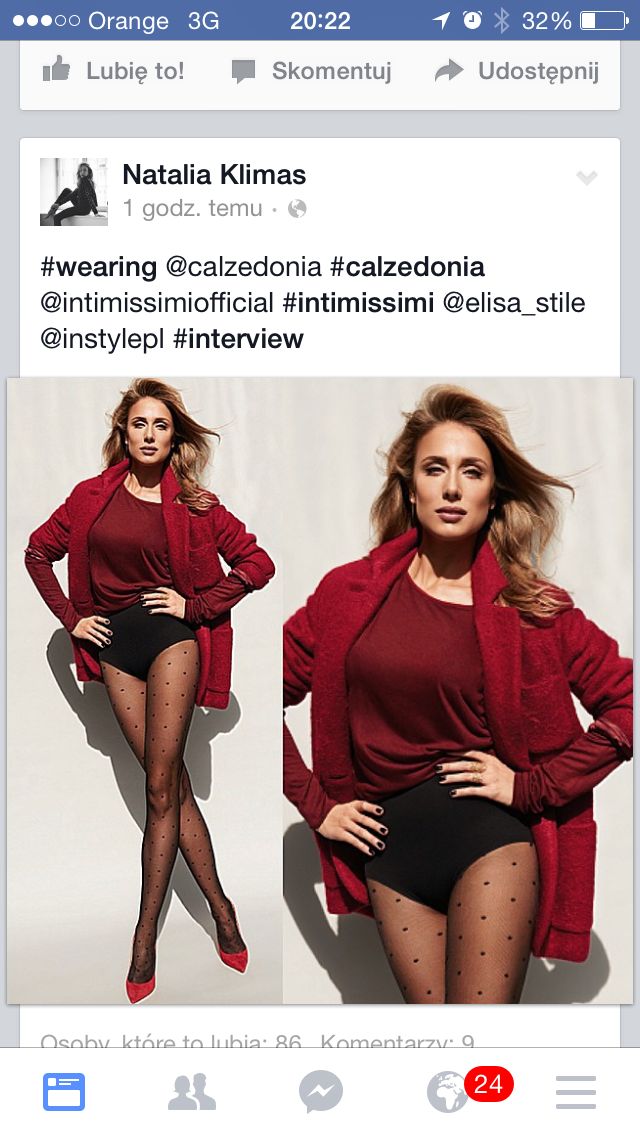 Natalia Klimas screen Facebook