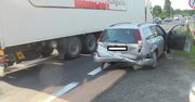 Zderzenie dwóch samochodów osobowych w Miłkowie