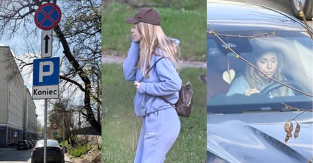 Doda zaparkowała na zakazie i wyruszyła na wiosenny spacer z plecakiem Louis Vuitton (ZDJĘCIA)