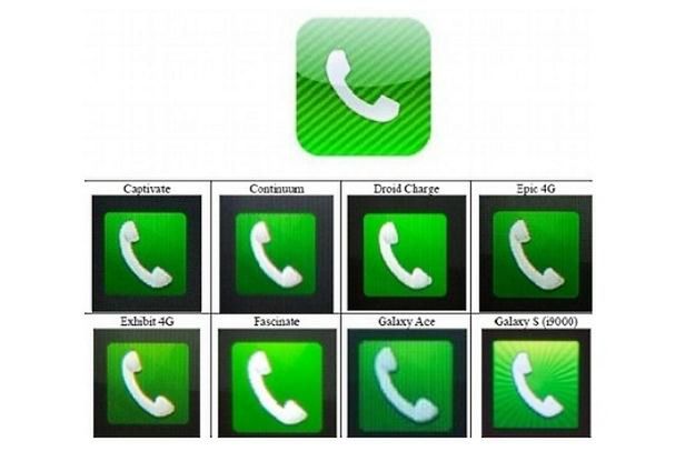 Samsung skopiował ikony od Apple?