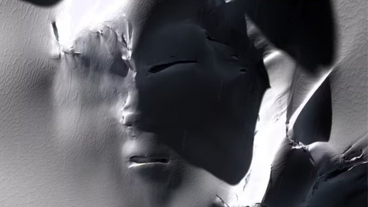 Tajemnicze odkrycie w Antarktyce. Czy to twarz kosmity?