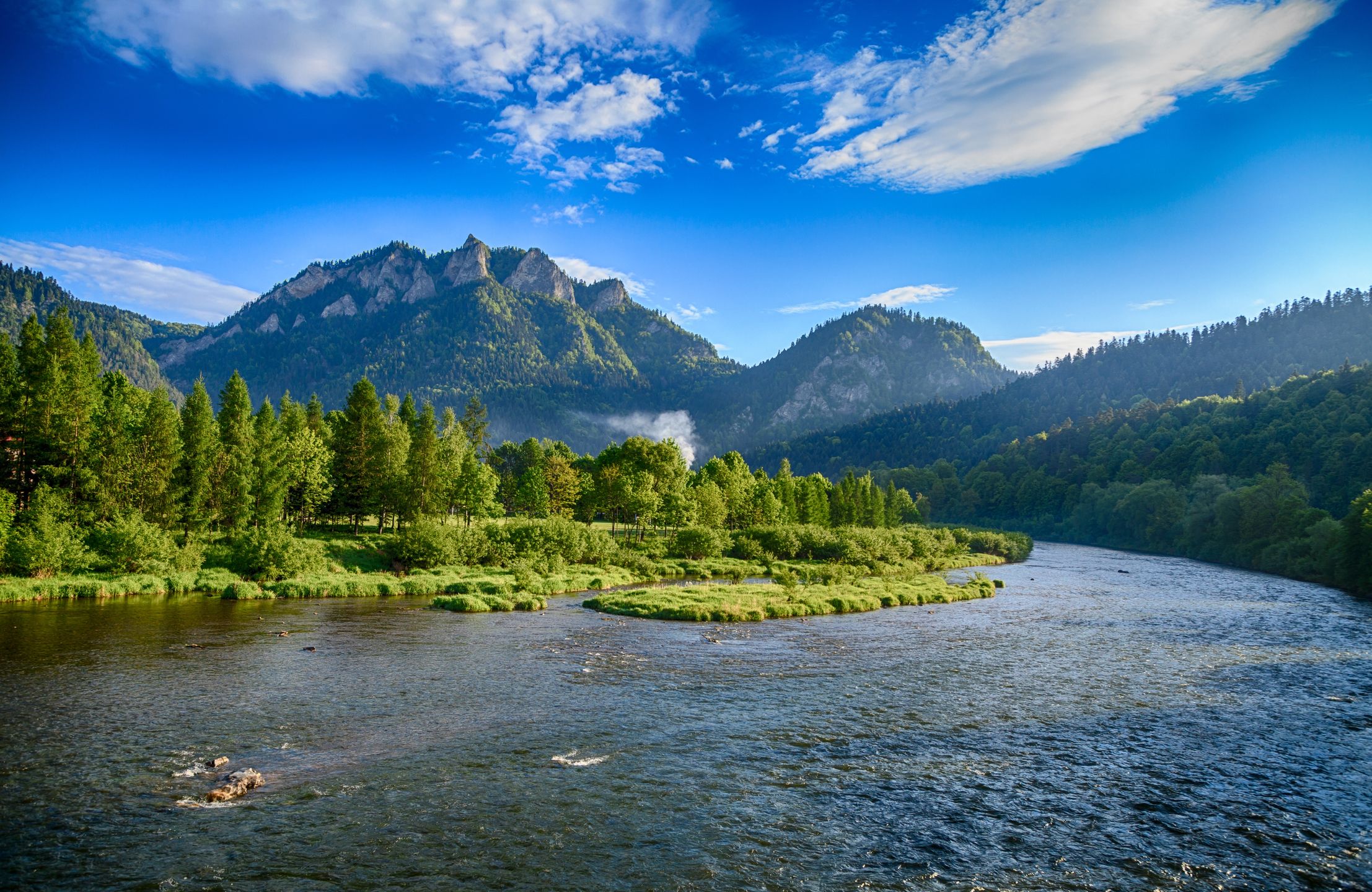 Pieniny, zakręt Dunajca