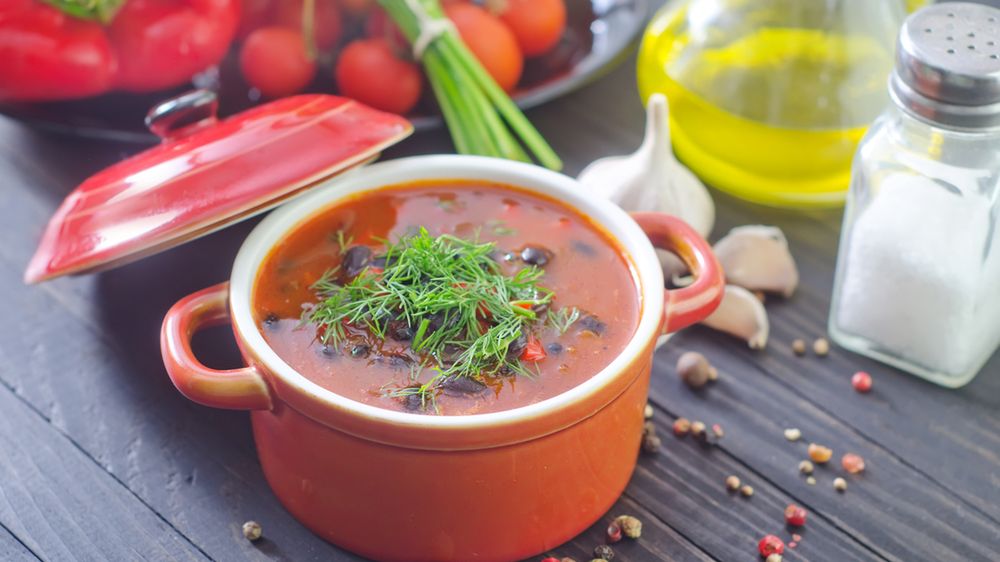 Zagęszczona zupa fasolowa z wieprzowiną (do kupienia gotowa do spożycia)