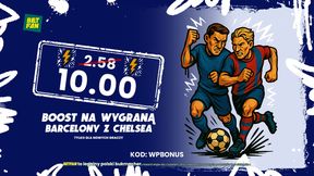 Tylko dzisiaj! Graj mega kurs 10.00 na wygraną Barcelony z Chelsea