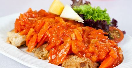 Wegetariańska ryba po grecku. Smakuje jak prawdziwy karp!