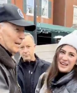 Biden i uchodźcy z Ukrainy. Spontaniczne podziękowania na ulicy