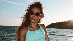 Tak wsparła ukochanego. Romantyczne słowa piękności