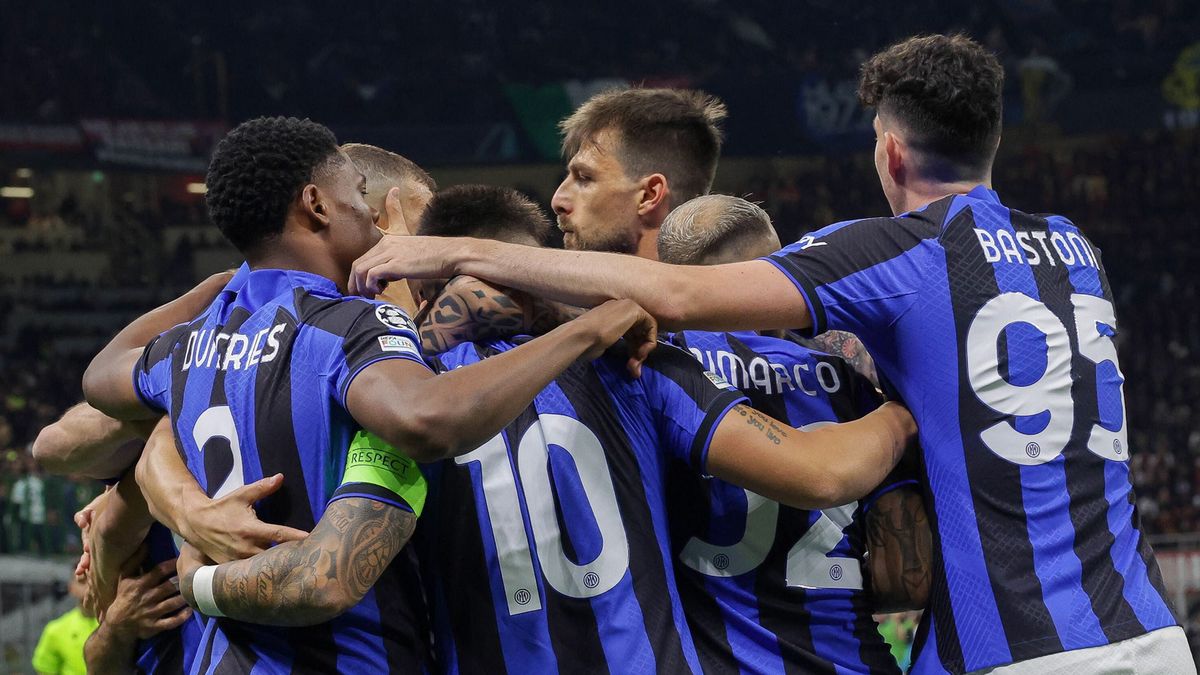 radość piłkarzy Interu Mediolan