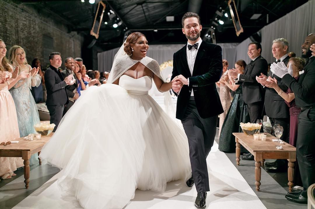 Serena Williams w sukni ślubnej