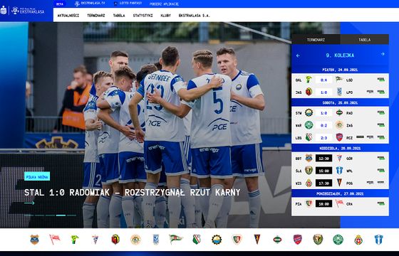 Serwis i aplikacja mobilna PKO BP Ekstraklasy w nowej odsłonie