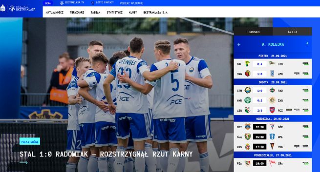 Serwis i aplikacja mobilna PKO BP Ekstraklasy w nowej odsłonie