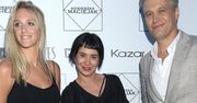 Michał Żebrowski z żoną na pokazie Agnieszki Maciejak. Aleksandra Żebrowska kusiła zgrabną figurą