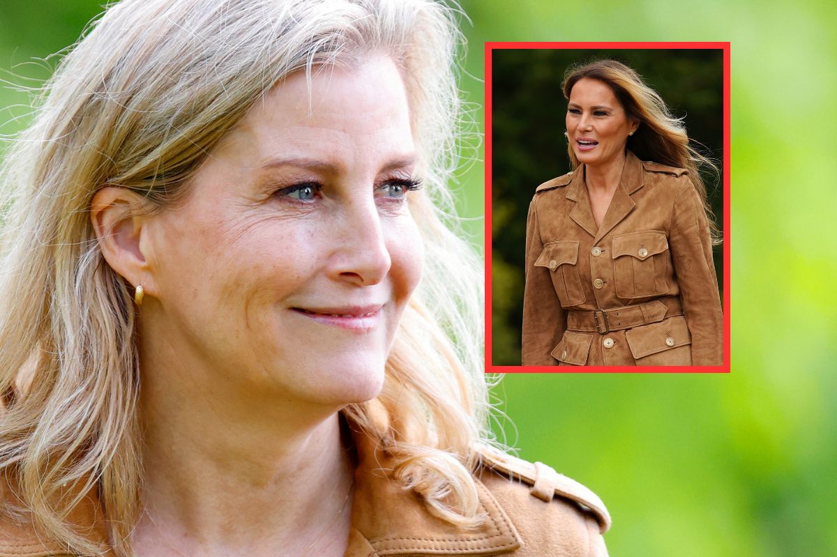 Porównali strój Melanii i księżnej Edynburga. Widoczna inspiracja?