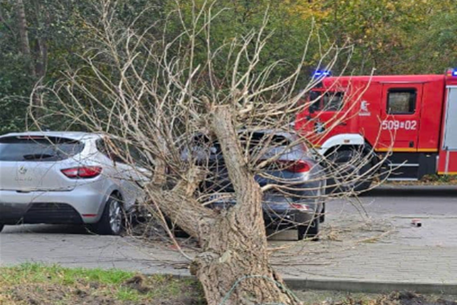 Wichury przechodzą przez Pomorze. Strażacy interweniują na cmentarzach