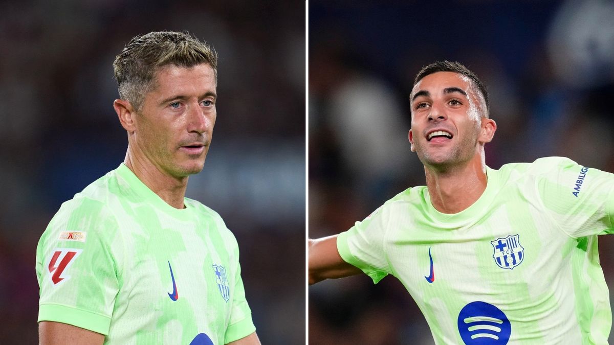 Getty Images / Na zdjęciu: Robert Lewandowski i Ferran Torres