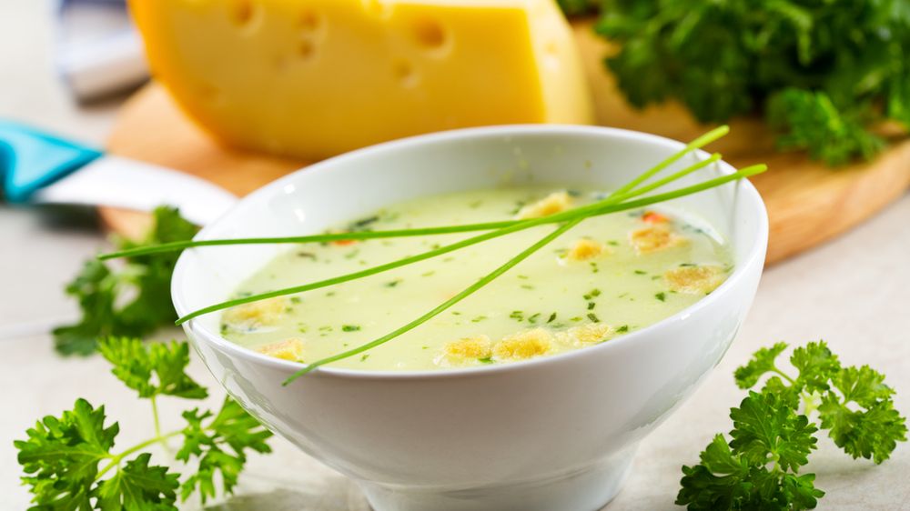 Zagęszczona zupa serowa (do kupienia gotowa do spożycia)