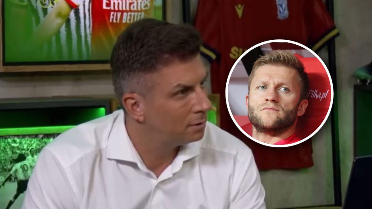 Twitter / x.com/Sportowy_Kanal/ WP SportoweFakty/Mateusz Czarnecki / Na zdjeciu: Mateusz Borek/ w ramce: Jakub Błaszczykowski