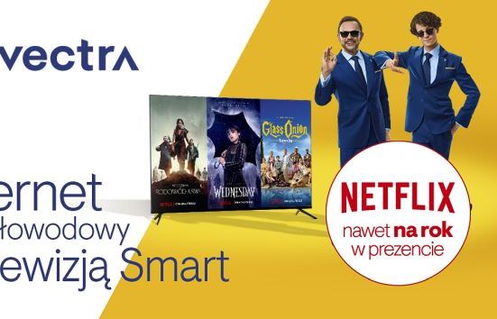 Netflix w pakietach Vectry nawet na rok w prezencie