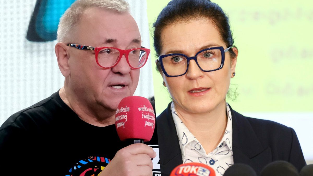 Jurek Owsiak i Aleksandra Dulkiewicz