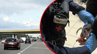 Karambol na A2. Ukrainiec omijał korek pod prąd, czeka go deportacja