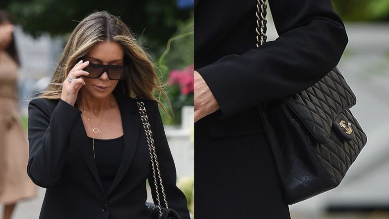 Małgorzata Rozenek w Warszawie w stylizacji na Victorię Beckham