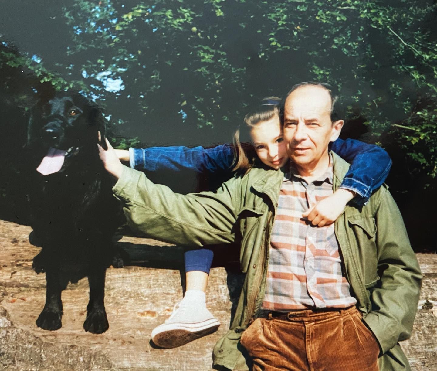 Anna Czartoryska-Niemczycka z tatą, Stanisławem Czartoryskim