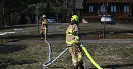 Hotel w ogniu. Goście ewakuowali się w popłochu