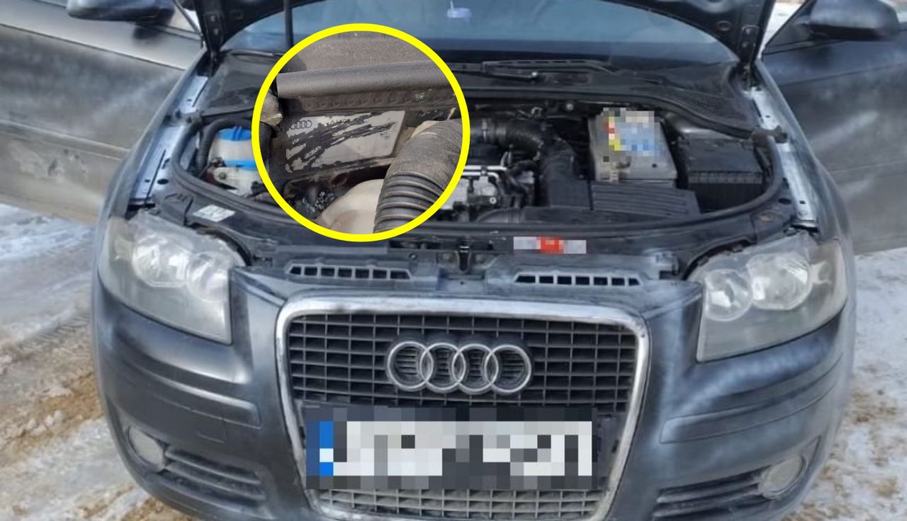 Zajrzeli do Audi. Szybko się wydało. 28-latek skończy marnie
