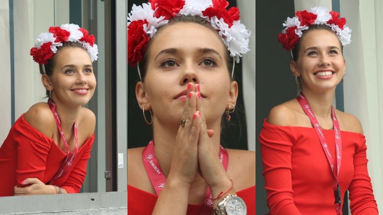 Marcelina Ziętek kibicuje Piotrowi Żyle