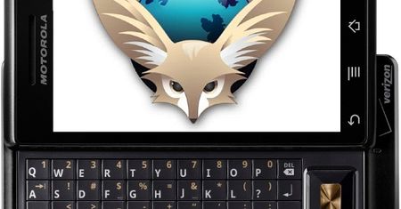 Wczesna wersja Firefoxa (Fennec) dla Androida uchwycona na wideo