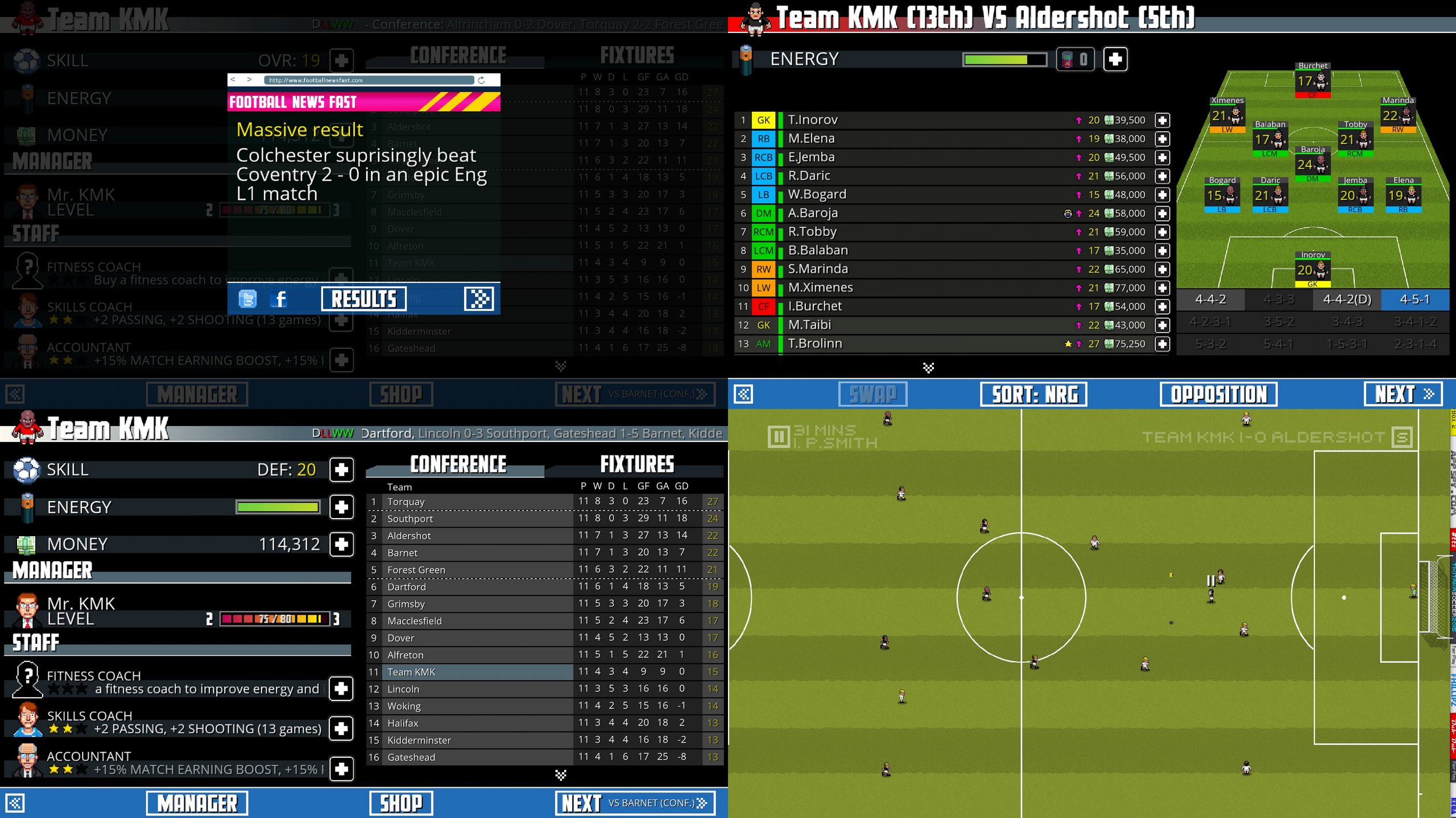Zagraj taktyką Barcelony w minimalistycznym wydaniu - recenzja Tiki Taka Soccer 4