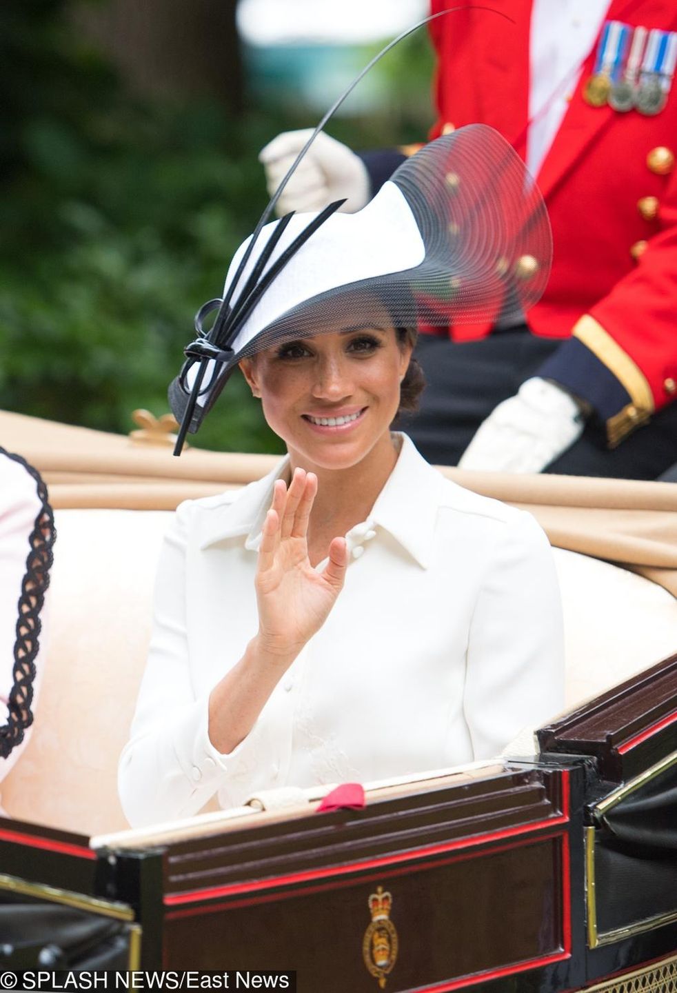Meghan Markle na wyścigach konnych w Ascot, 2018