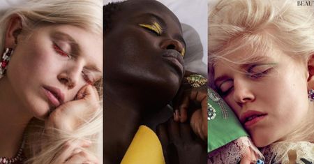 Ola Rudnicka "przycina komara" w sesji dla holenderskiego "Harper's Bazaar"