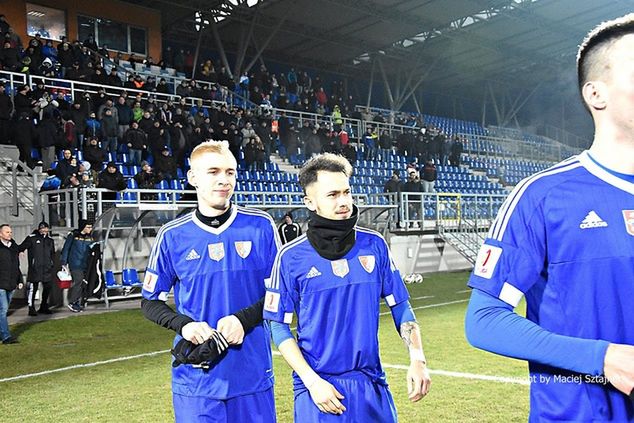 Adam Duda jest mocnym punktem Pogoni Siedlce (foto: Maciej Sztajnert)