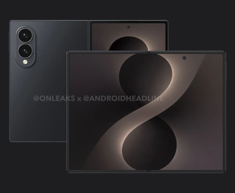 Samsung Galaxy Z Fold 8 - wizualizacja na podstawie przecieków