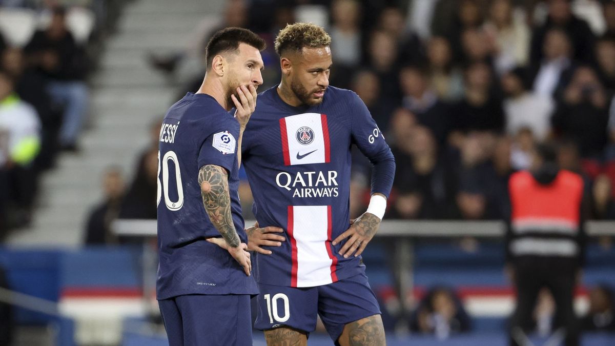 Getty Images / Jean Catuffe / Na zdjęciu od lewej: Lionel Messi i Neymar