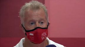 Gdy Heynen udzielał wywiadu, rozległy się wrzaski. Trener nagle się odwrócił