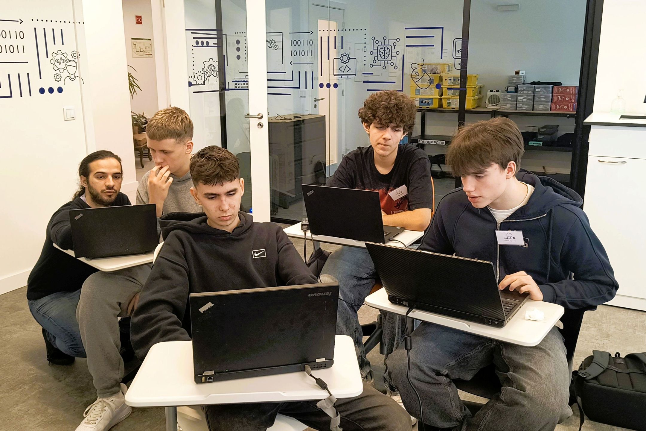 Uczniowie podczas programu ERASMUS+