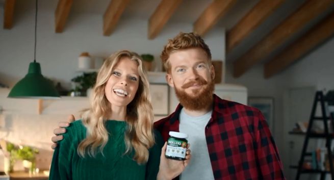 "Codzienny Traning Odporności" w reklamie tranu Möller's Complex