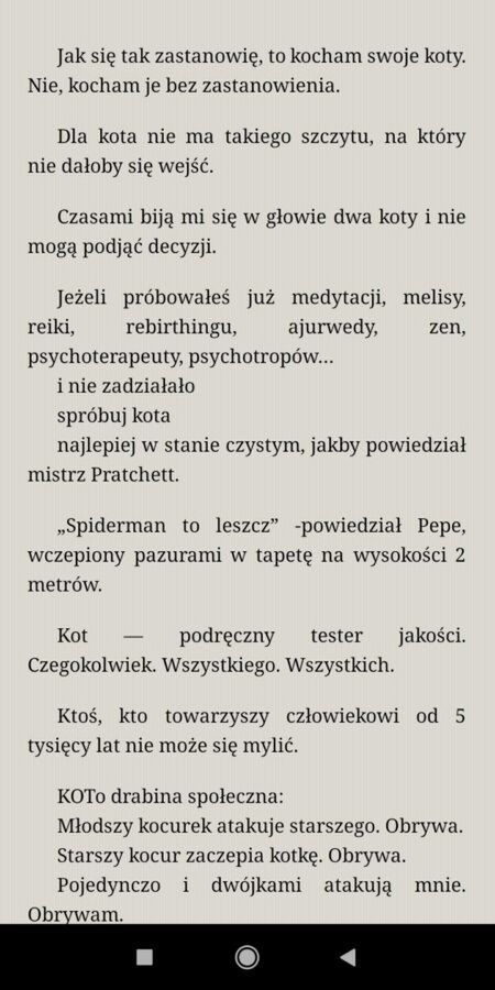 KOTomyśli, fragment, e-book