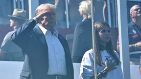 Wiadomo, z kim Trump pojawił się na zawodach. "Koszmarny początek"