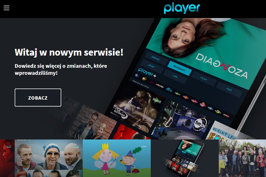Player.pl z nowym wyglądem, rekomendacjami i kanałami z nc+