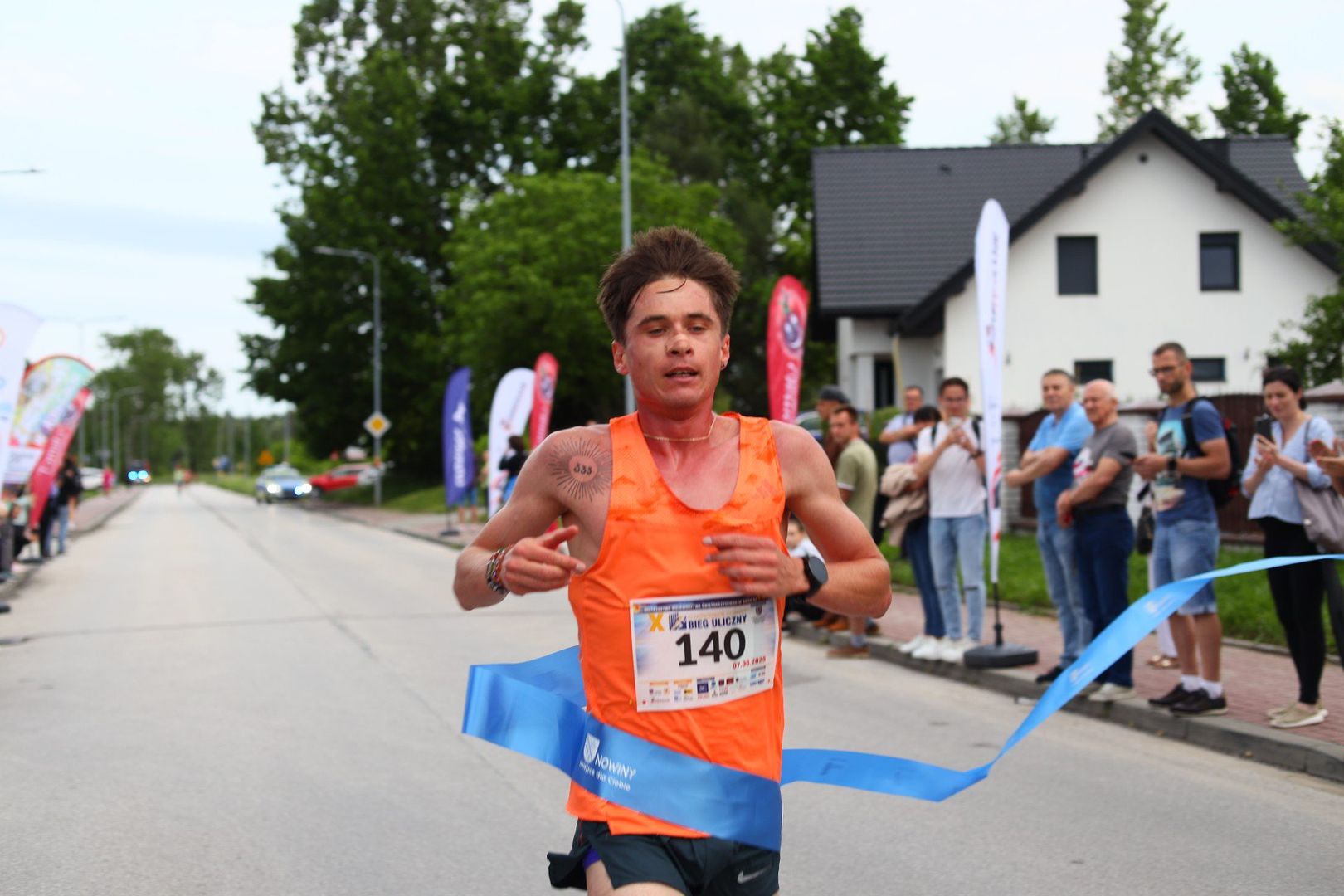 Zwycięzca biegu OPEN, Patryk Kozłowski