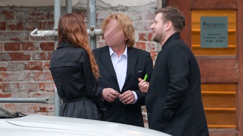 Antek Krolikowski z partnerką Izą