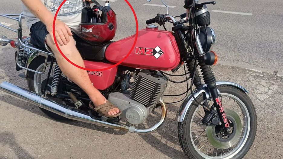 Motocyklista wydmuchał ponad promil 