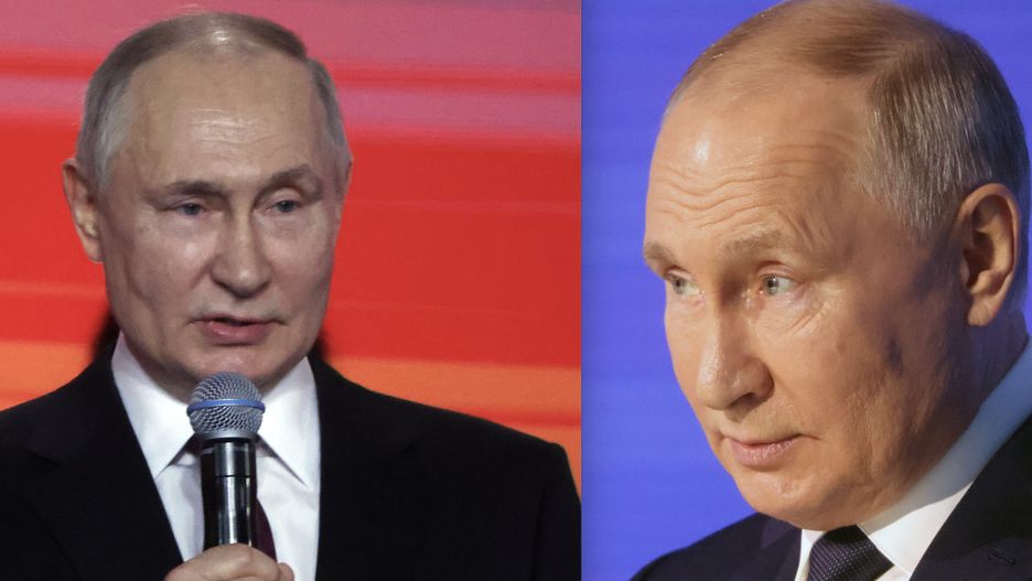 Prezydent Rosji Władimir Putin podczas dwóch oficjalnych wydarzeń w listopadzie i w grudniu